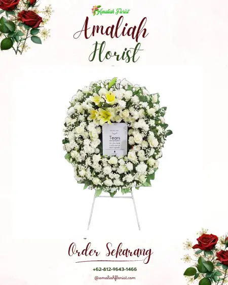 Krans Bunga Duka Kepuhkemiri